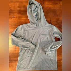 Feee Fly Apparel | Youth Bamboo Crossover Hoodie | 6 | blue-green